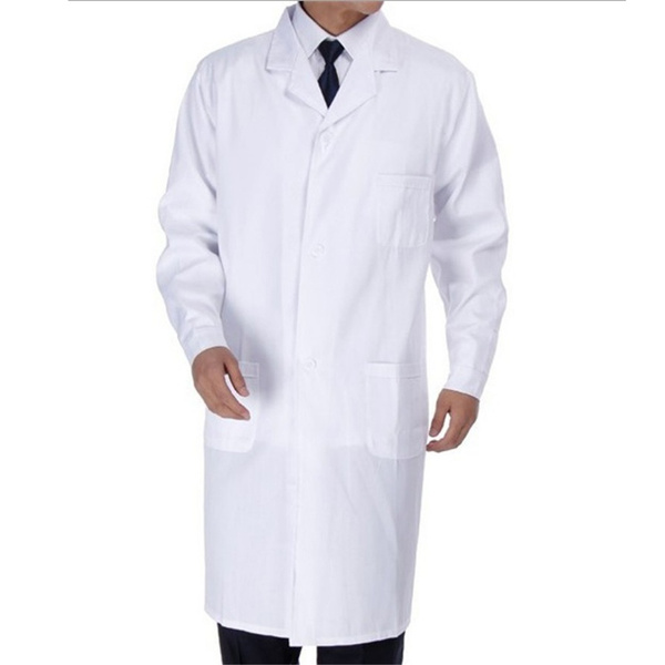 Спешите приобрести: Men Scrubs White Lab Coat Medical Nurse Doctor Uniform ...