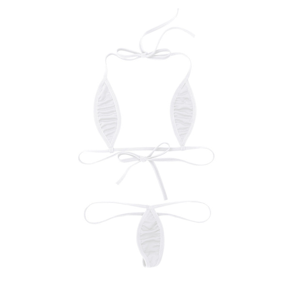 Womens Hottie G String Micro Bikini Sunbathing Thong Bikinis Set Beach