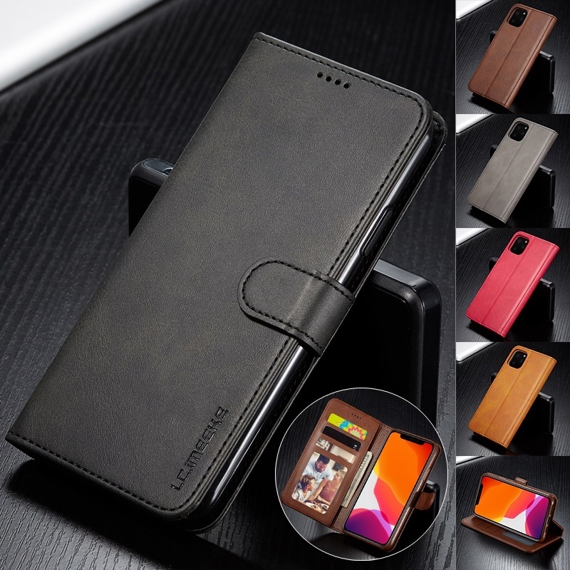 Leather flip cover case