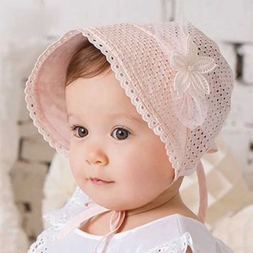 Baby Hat Cotton Lace...