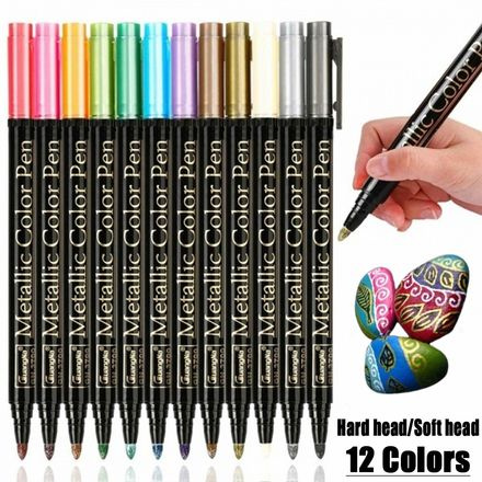 12 Colors Marker Pen...