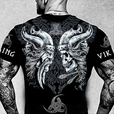 Men's Viking T Shirt...