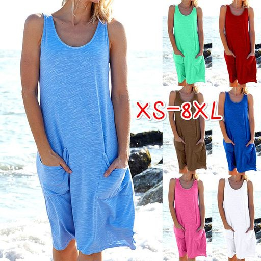 XS -8XL Summer Dress...