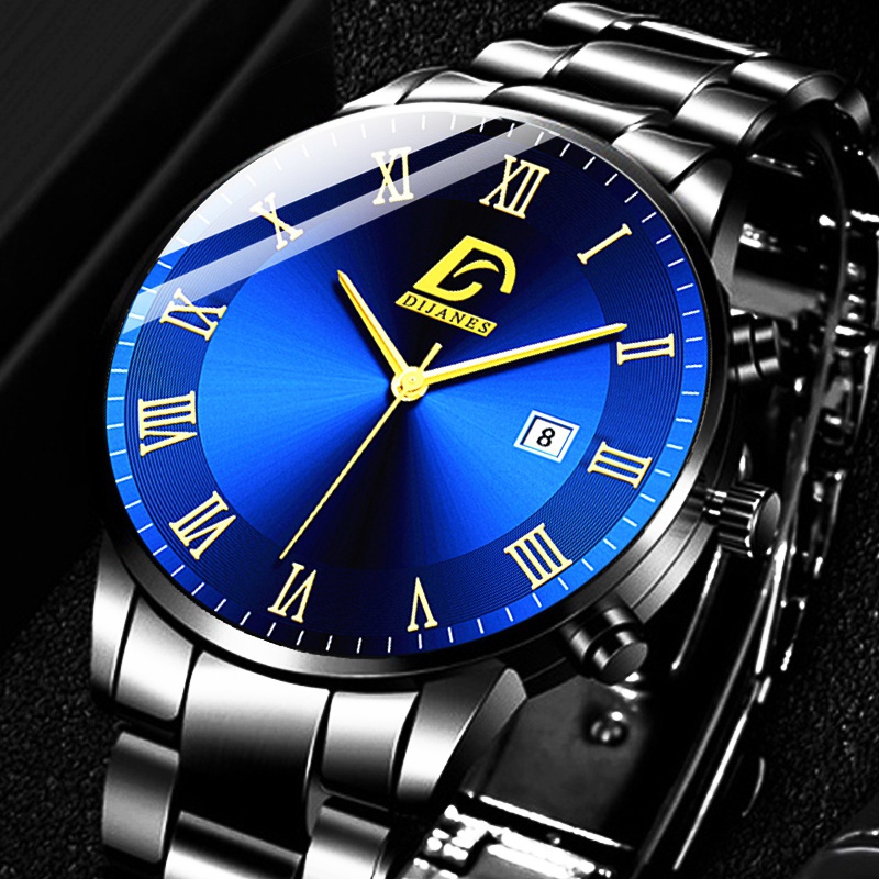 Mesh silver watch