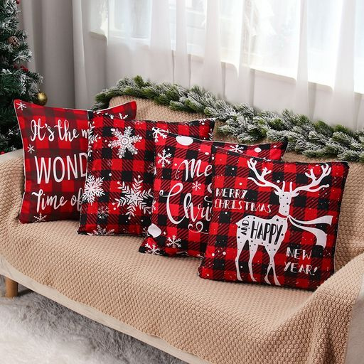 Christmas Pillow Cov...