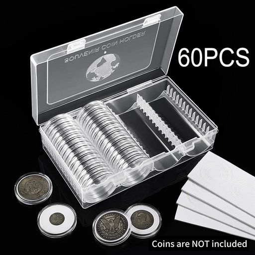 60Pcs Coin Capsules ...