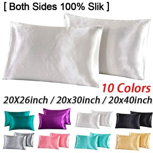 1/2pcs Silk Pillowca...