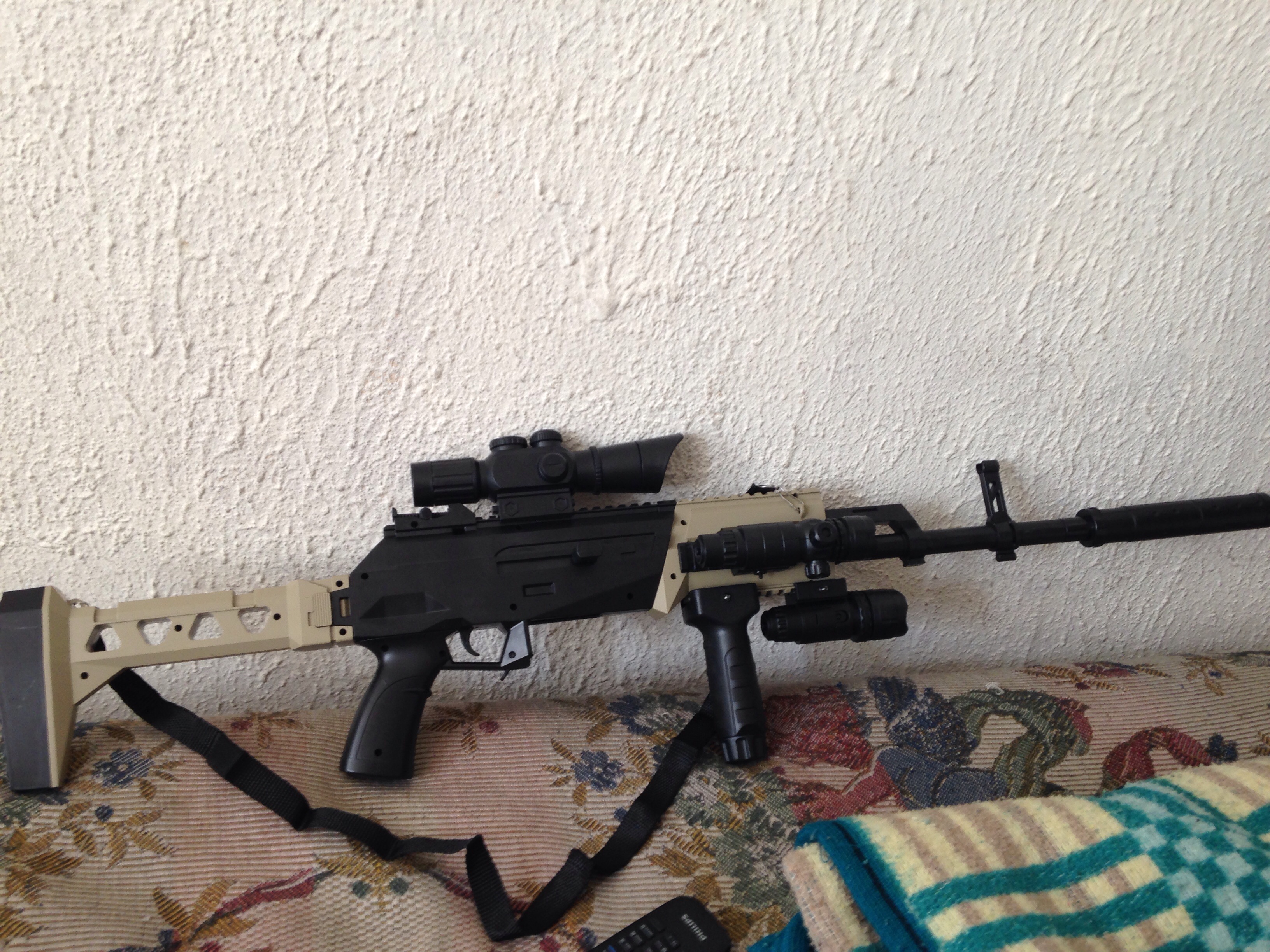 M762 Water Gun Manual Sniper Crystal Live-action outdoor Boy Battle Toy Gun Gift 