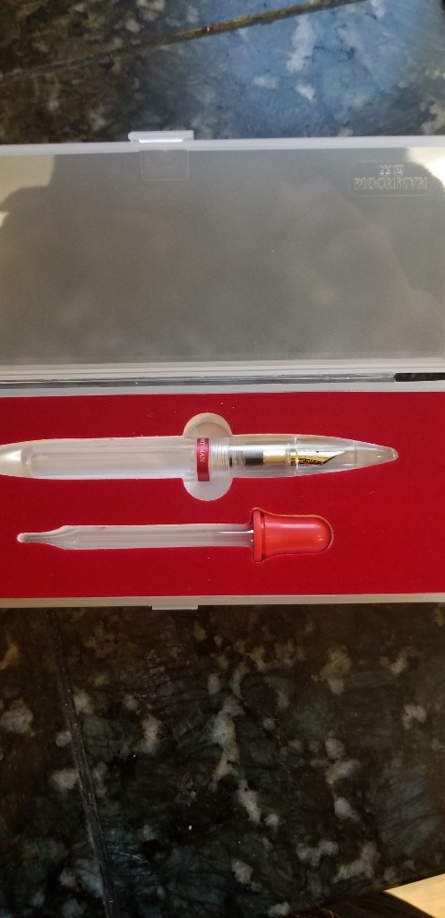 Moonman M2 Transparent High Capacity Fountain Pen Extra Fine/Fine Nib 0.5/0.38mm 