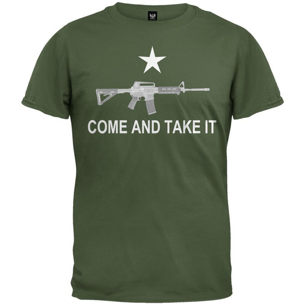 AR-15 Come And Take It Black T-Shirt | Wish
