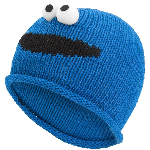 Cookie Monster Head Toddler Beanie | Wish