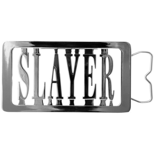 Slayer - Rectangle Logo Belt Buckle | Wish