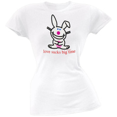 cute, Women's Fashion, Tops & T-Shirts, happybunny