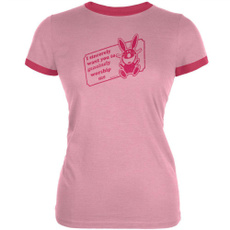 cute, Women's Fashion, Tops & T-Shirts, happybunny