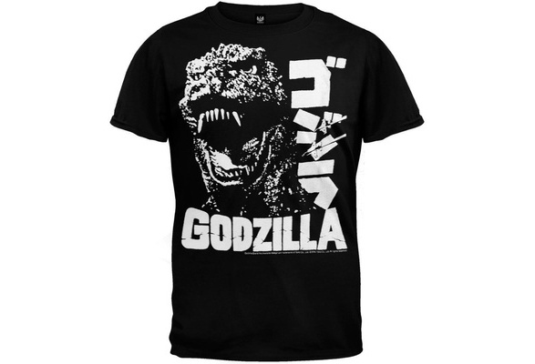 Godzilla Scream Kanji Cotton T-Shirt