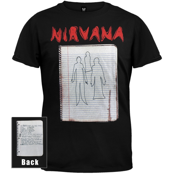 Nirvana - Ghost Notebook T-Shirt