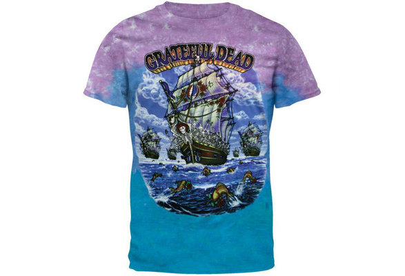 Grateful Dead Ship of Fools Tie Dye T Shirt