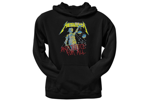 Metallica hoodie and justice clearance for all