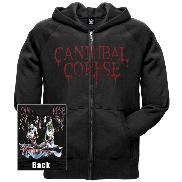 cannibal corpse zip hoodie