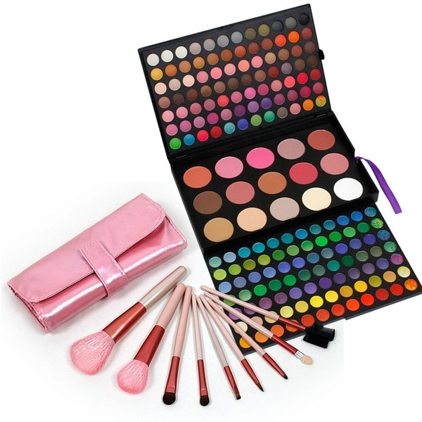 eyeshadow plus blush on