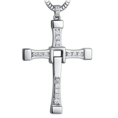 fastandfuriou, Cross necklace, Gifts, Cross Pendant