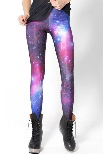 Plus size galaxy leggings sale