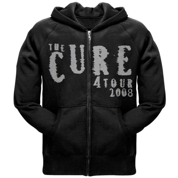 The Cure Logo 2008 Tour Zip Hoodie Wish