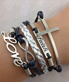 Infinity, Fashion Bracelet, Cross, Accessories