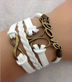 butterfly, Charm Bracelet, retrojewelry, Infinity