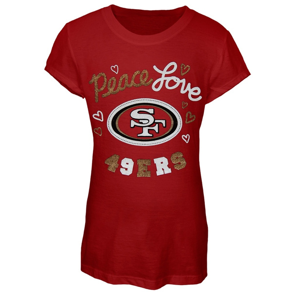 Peace Love San Francisco 49Ers T-Shirt