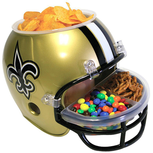 new orleans saints snack helmet