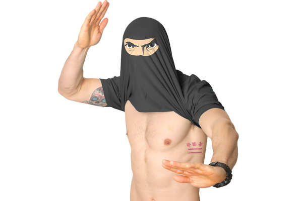 ninja flip t shirt