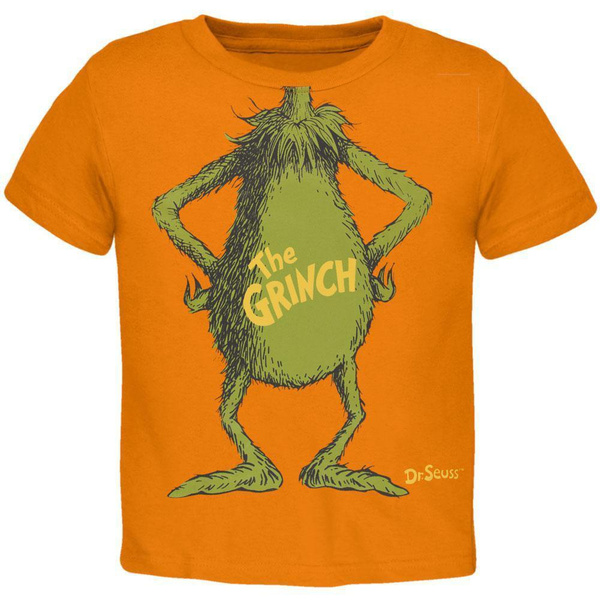 Grinch Toddler Costume T-Shirt - Orange 