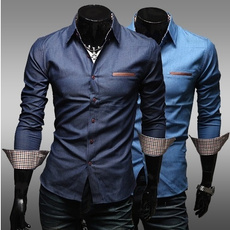 Pocket, Designers, Shirt, Long Sleeve