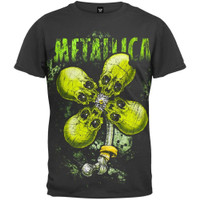 Metallica - Vintage No Leaf Clover T-Shirt - Black | Wish