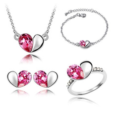 Heart, Jewelry, Crystal, Dress