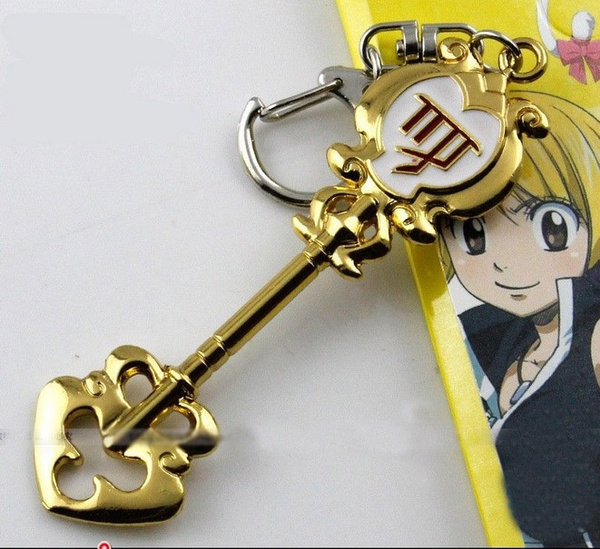 FAIRY TAIL ANIME CHARACTER KEYCHAIN, KEYRING, KEYFOB. NEW