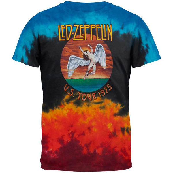 led zeppelin tie dye t shirt