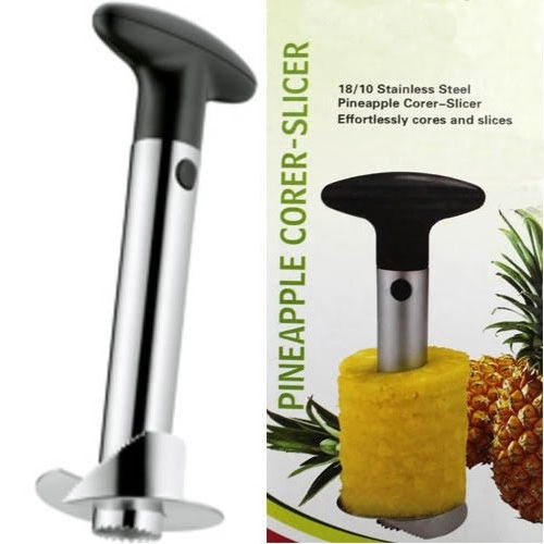 Fruit Pineapple Corer Slicer Peeler Cutter Parer Stainless Kitchen Tools Kit