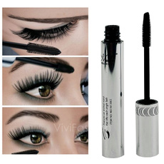 1 PCS New Eye Lashes Makeup Waterproof Long Eyelash Black Silicone Brush Head Mascara VVF