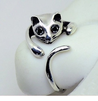 cat shaped ring