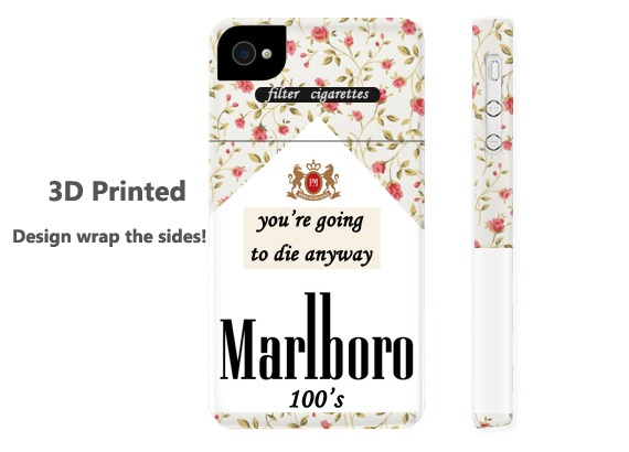 Marlboro Iphone Case You Re Going To Die Anyway Cool Iphone4s Iphone 5 5s Case Unique Iphone 5c Case Fashion Samsung S3 And Galaxy S4 Case Wish