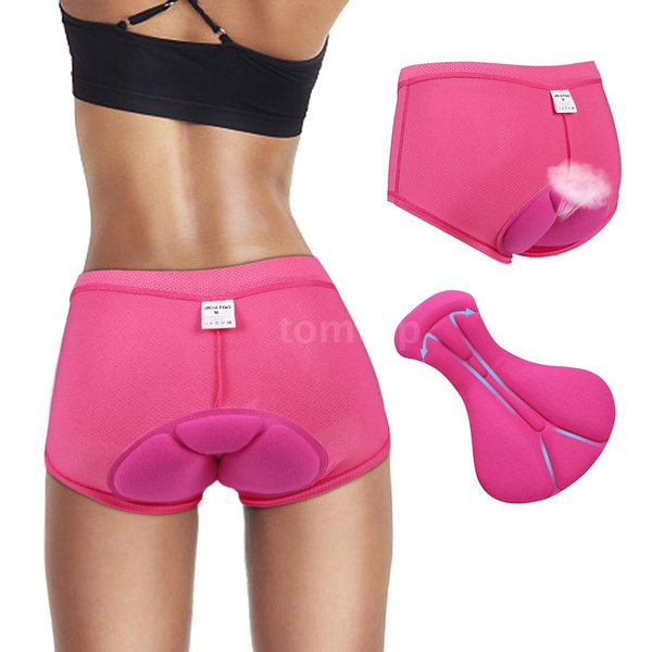 Sportneer Women's Padded Cycling Underwear 3D Padding Bike Bicycle Biking Shorts Underwear Designed for Women