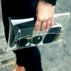 transparentenvelopebag, clutch purse, messengerhandbag, clutch bag