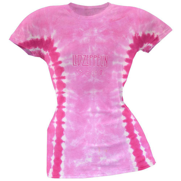 Led Zeppelin - Logo Tie Dye Juniors T 