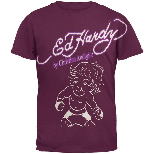 ed hardy purple shirt