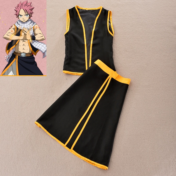 Anime Fairy Tail Natsu Dragneel Cosplay Costume