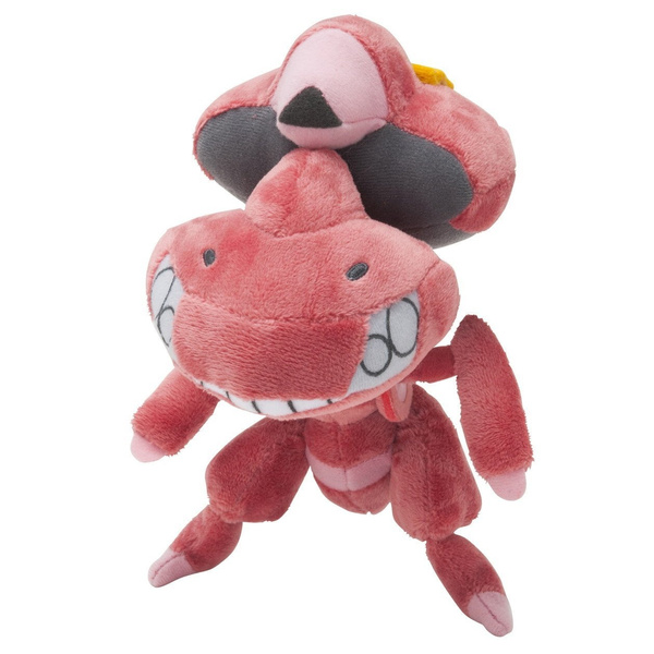 Pokemon Center Original Red Genesect Plush Doll Wish