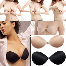 Sexy Silicone Adhesive Stick On Gel Push Up Strapless Invisible Backless Bra