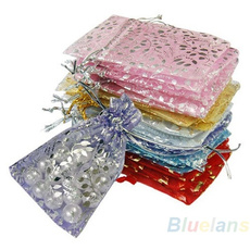 25x Organza Jewelry Wedding Gift Pouch Bags 7x9cm 3X4 Inch Mix Color
